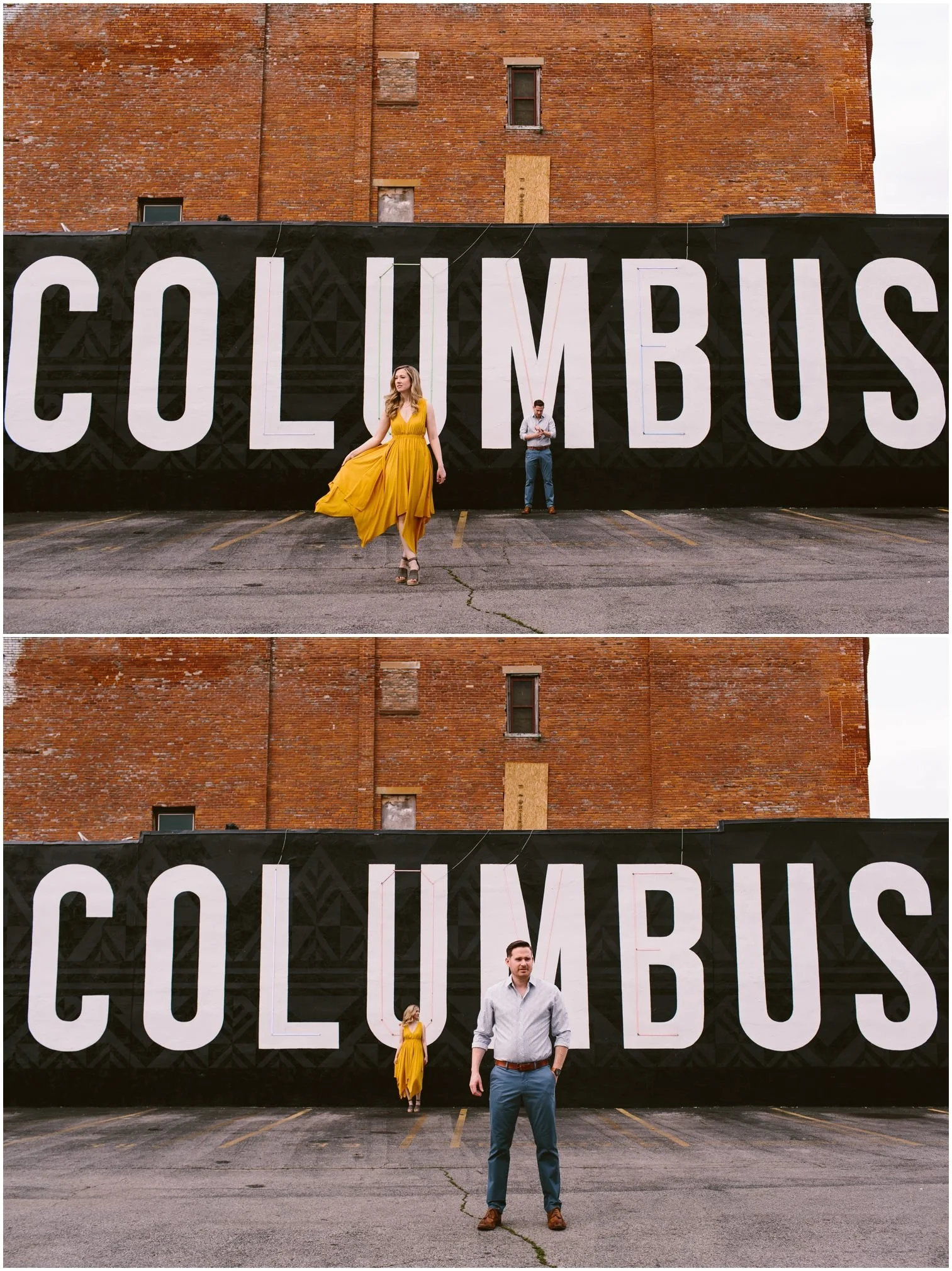 German Village Columbus Ohio Engagement