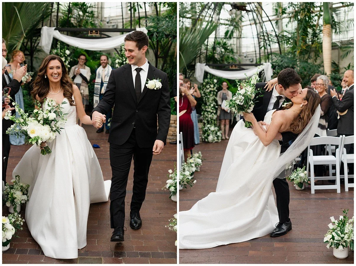 Evan and Margot Franklin Park Conservatory Wedding