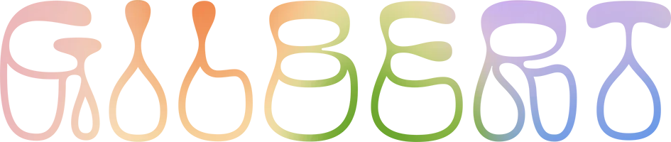 A pixelated abstract image with shades of pink, orange, green, and blue.