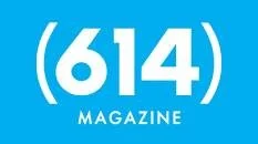 614 Magazine logo on a blue background