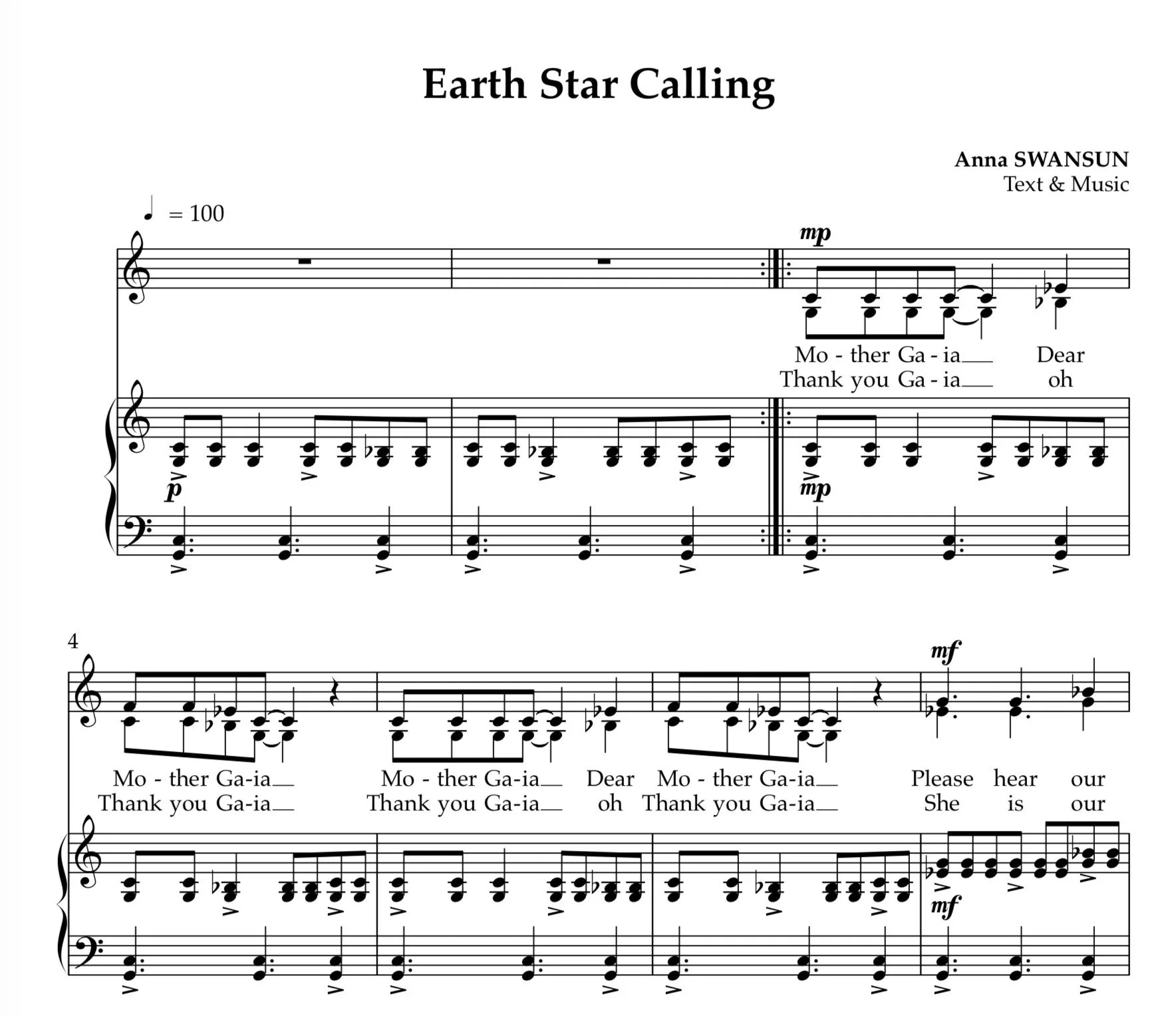 Earth Star Calling Score