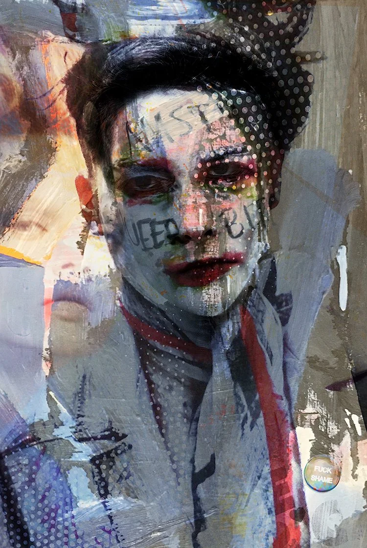 Nasty Bitch - 18" x 24", 1 of 1, Chalk Pastels and Pigment Ink on Hahnemühle William Turner 100% Rag Paper