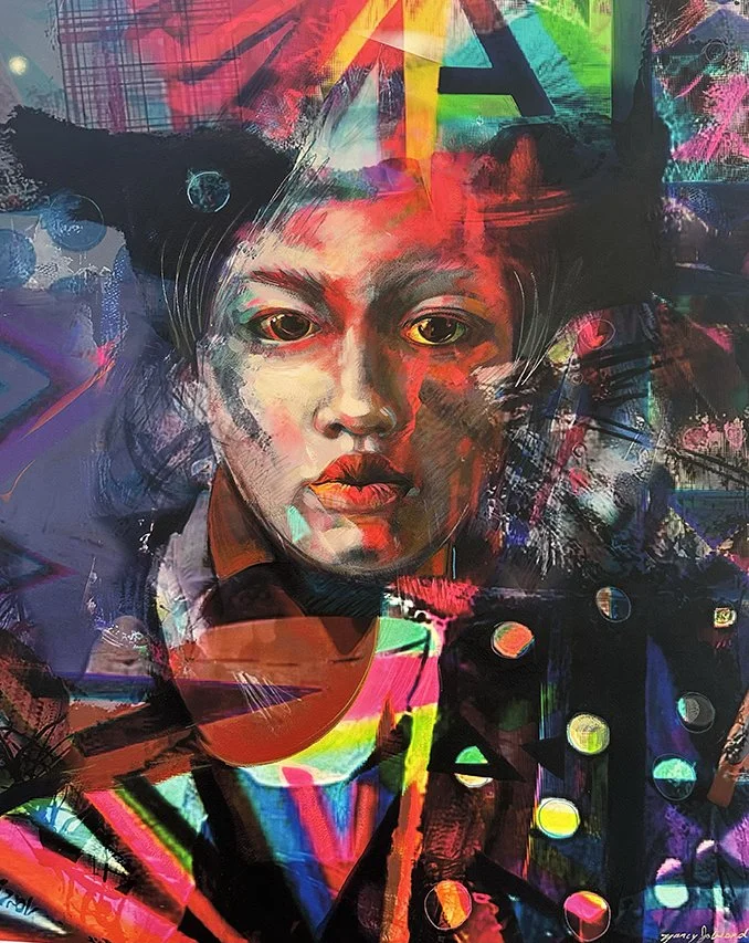 Reggie - 30" x 36", 1 of 1,  Chalk Pastels and Pigment Ink on  Hahnemühle William Turner 100% Rag Paper