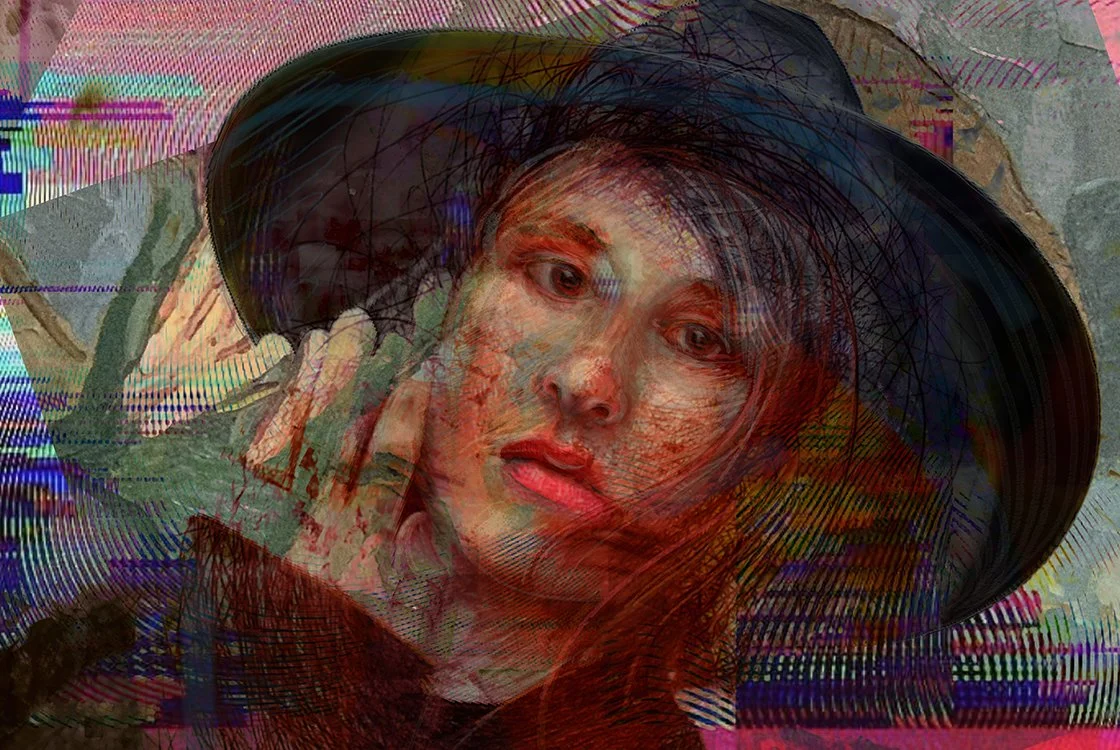 Debra -  44" x 38", 1 of 1, Chalk Pastels and Pigment Ink on Hahnemühle William Turner 100% Rag Paper