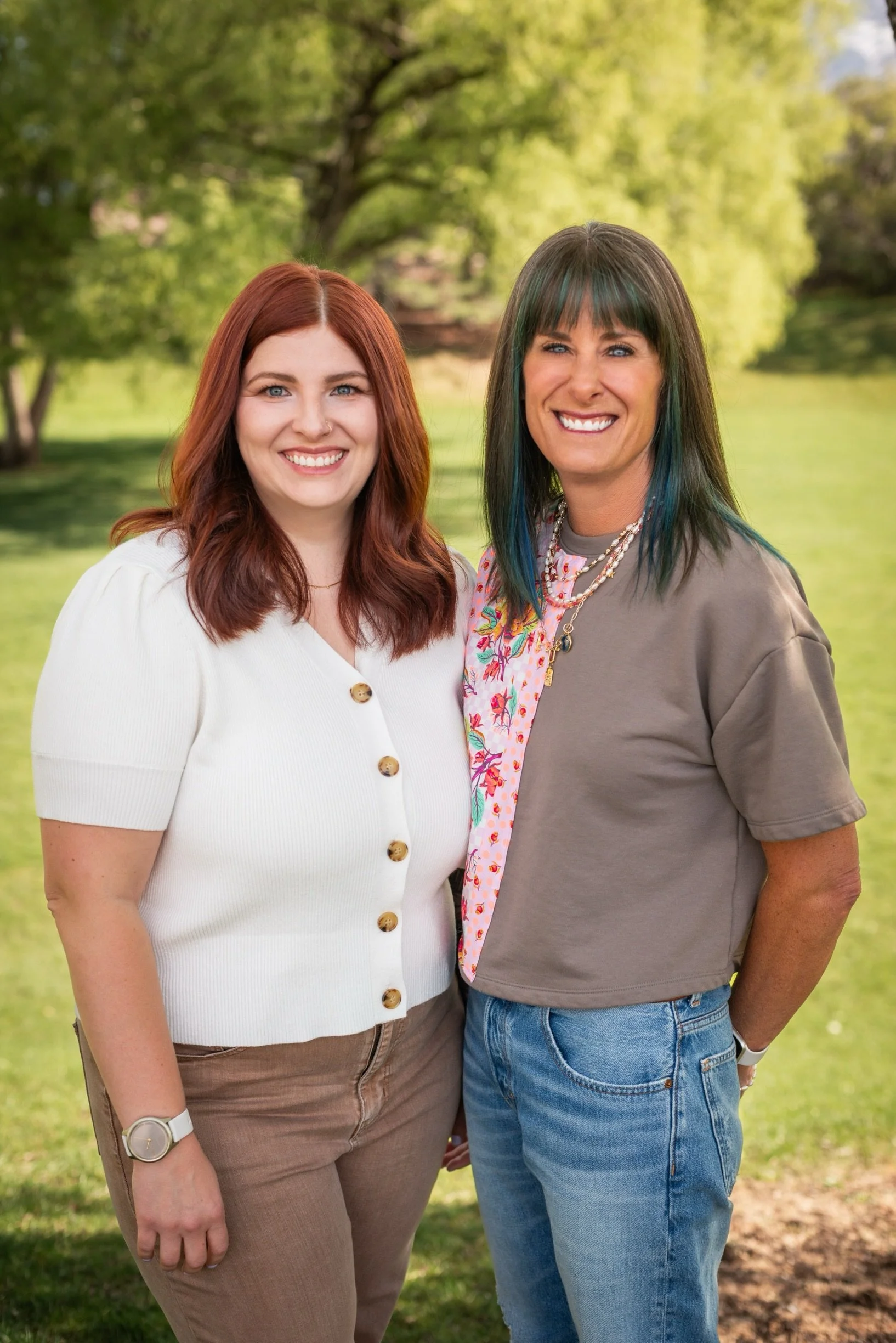 Dr. Kara Peterson and Dr. Nicole Stewart, co-owners of Wasatch Learning & Wellness in Sandy, Utah