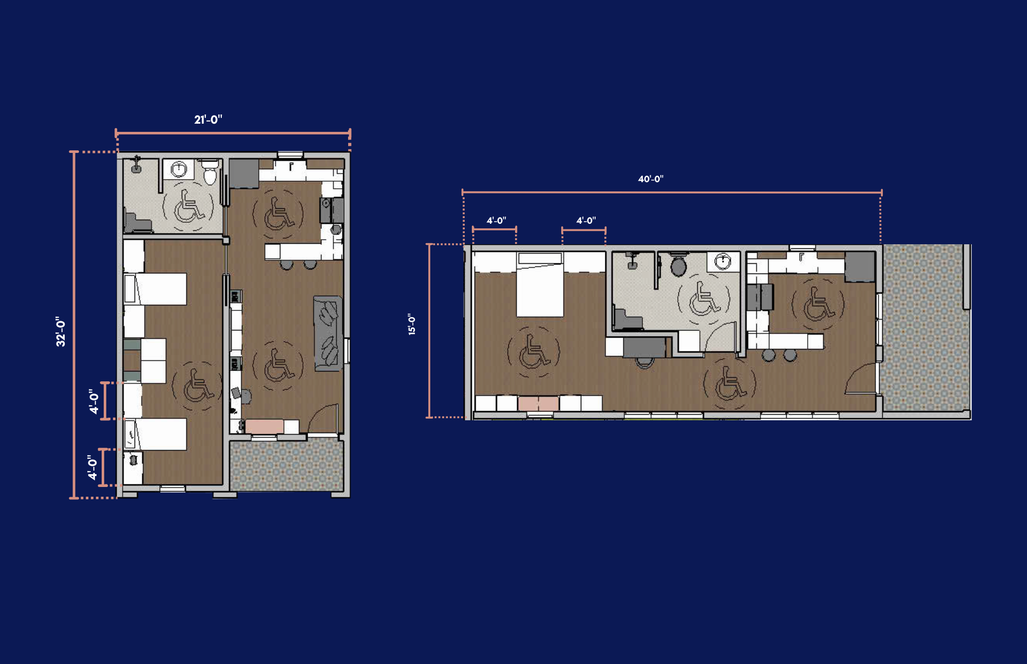 Living Pod Floorplans