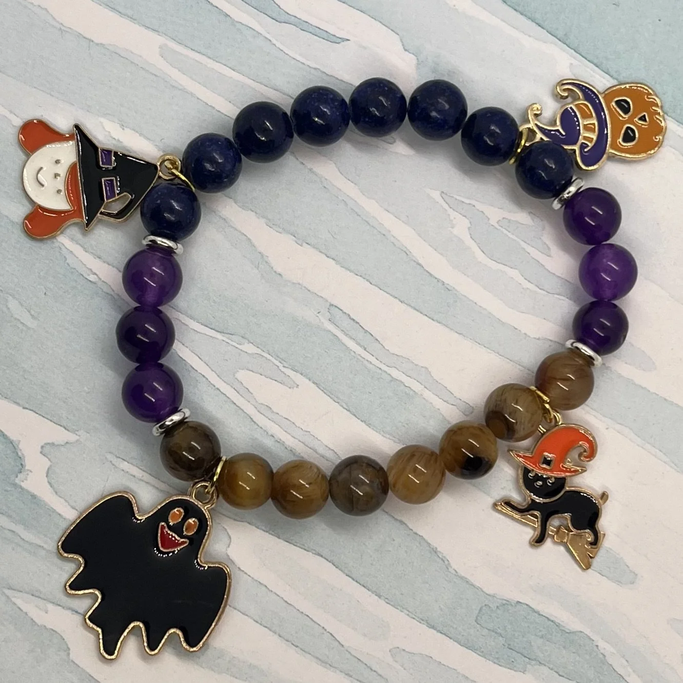 Colorful Characters Halloween Stretch Bracelets