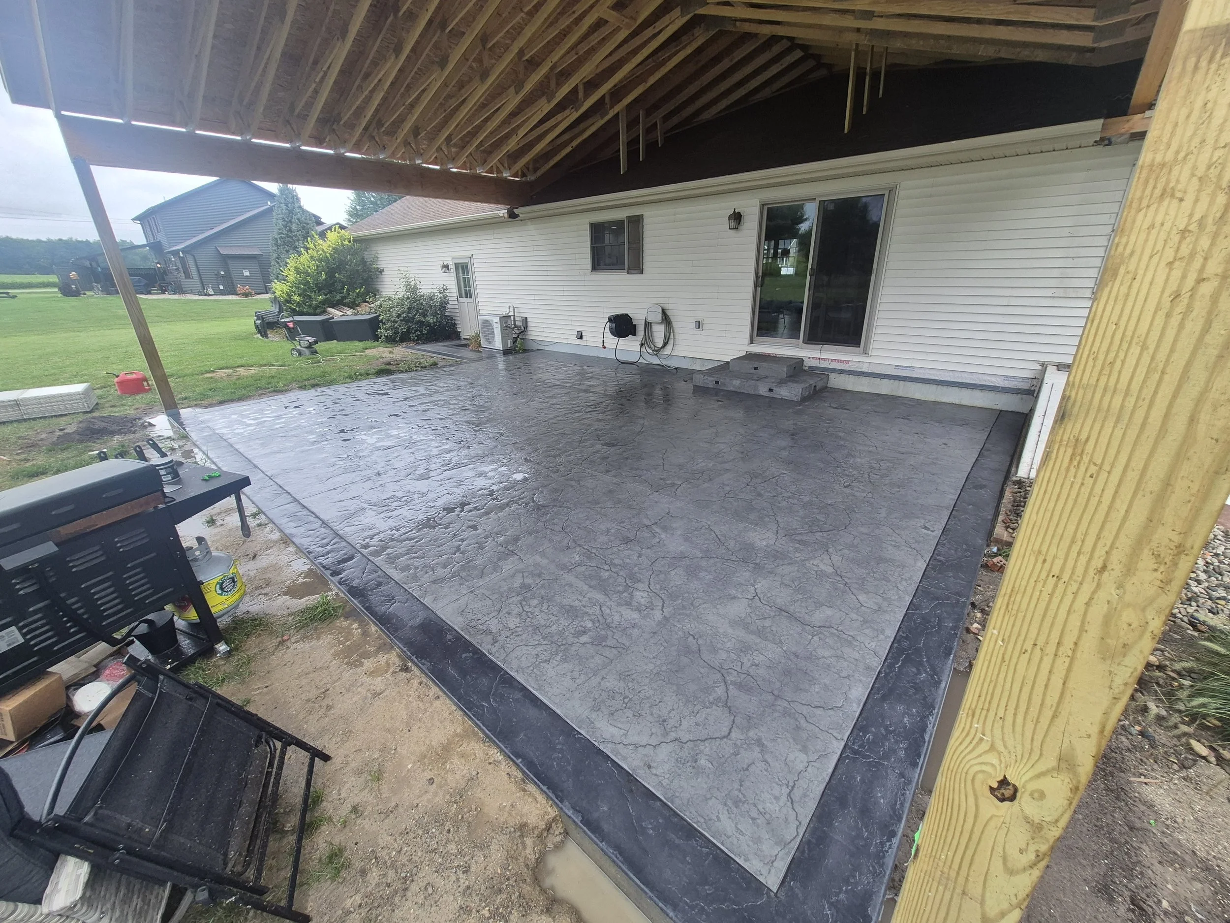 High quality stamped concrete.