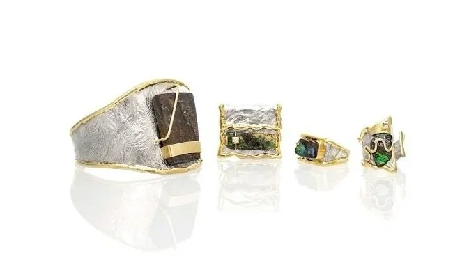 Boulder Opal Re-Makes Cuff, Pendant & 2 Rings