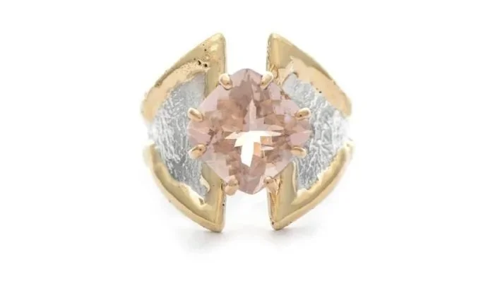 Just Peachy Sterling Silver, 14k Gold, Peach Morganite