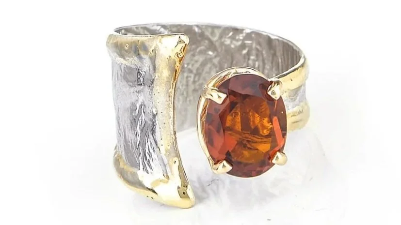 Madeira Mama Sterling Silver, 14k Gold, Madeira Citrine