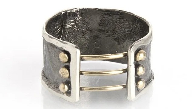 Corset Classic Sterling Silver, 14k Gold, Black Rhodium