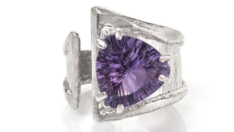 Wrap II Sterling Silver, Amethyst