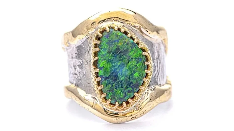 Opal Lake Sterling Silver, 14k Gold, Australian Opal