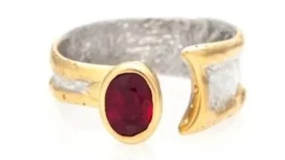 Ruby Revellation Sterling Silver, 14k Gold, Ruby
