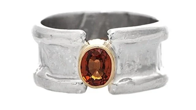 Orange You Sweet Sterling Silver, 14k Gold, Orange Garnet