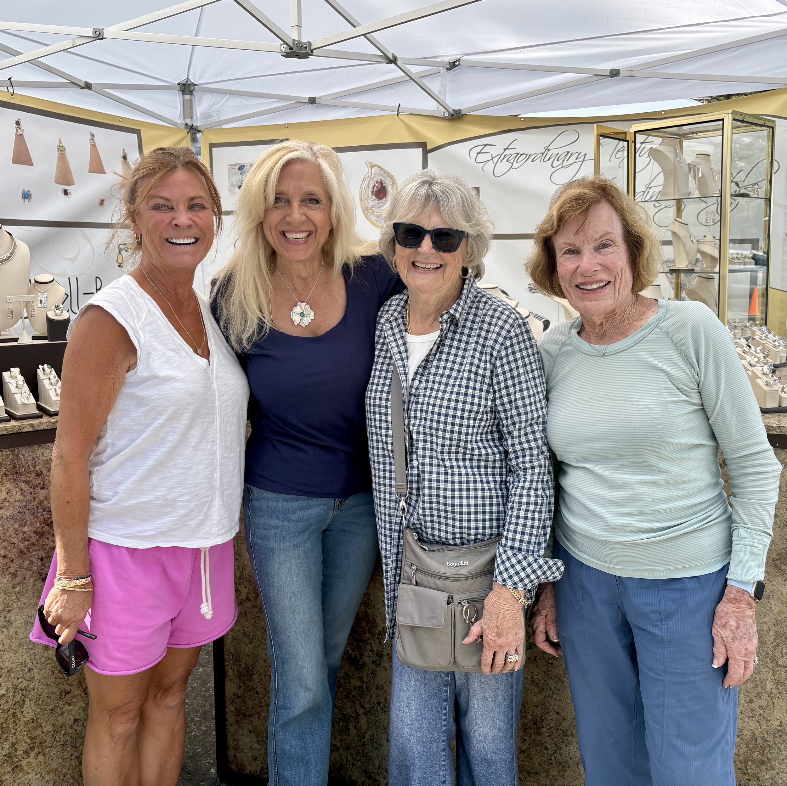 Fun with the girls in Mammoth Lakes Summer art festival