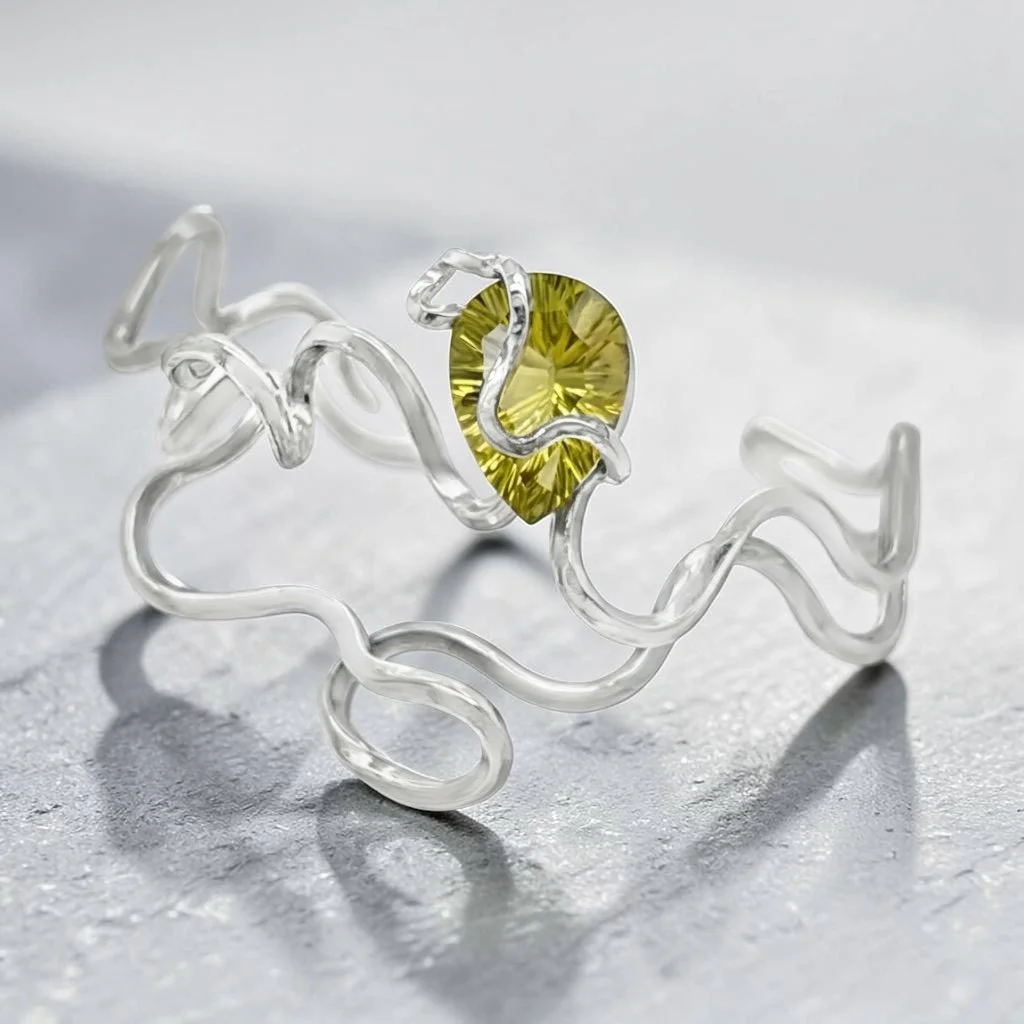 Lemon Love Sterling Silver, Lemon Quartz