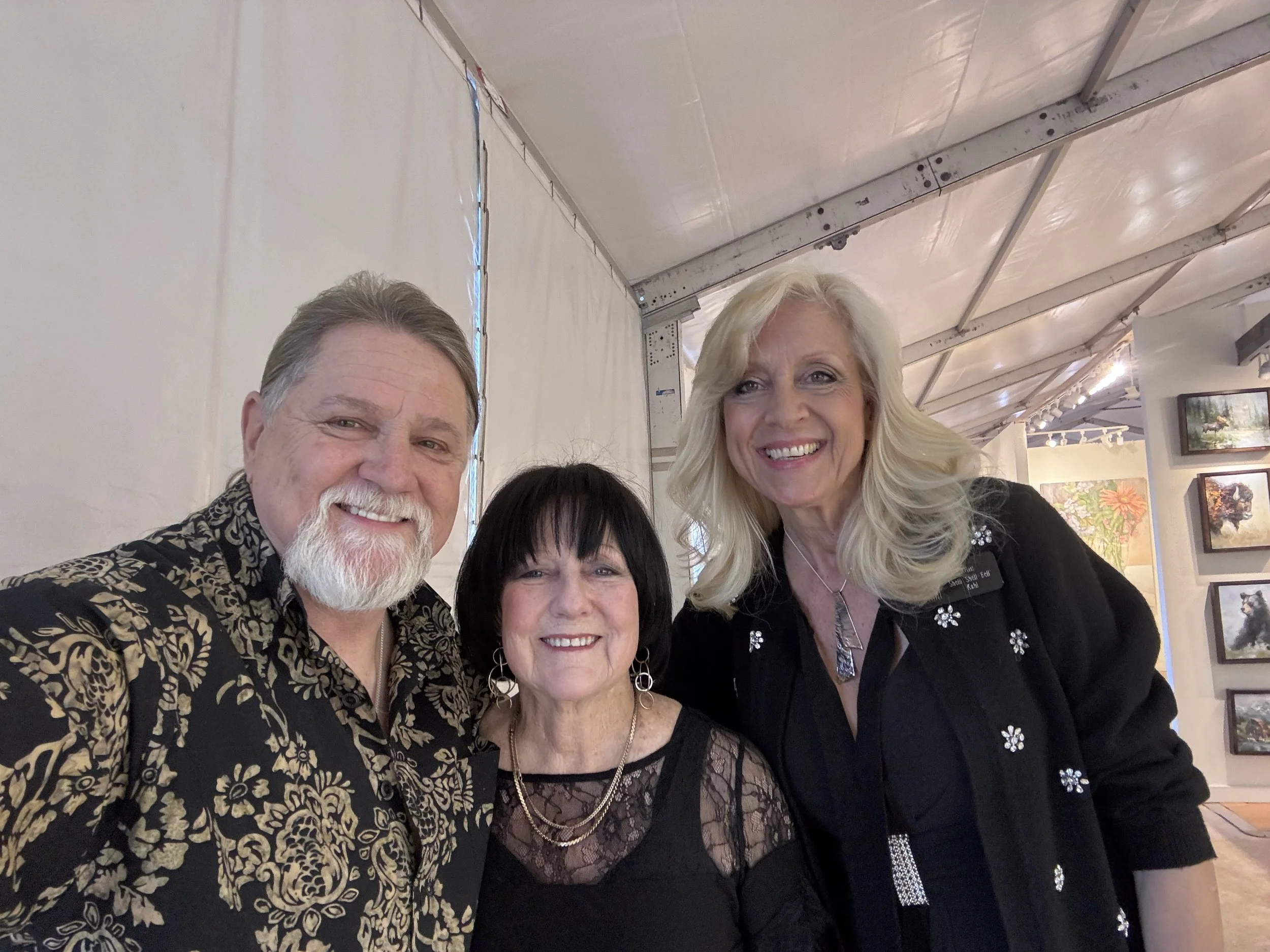 Opening Night @ Celebration of Fine Art 2026 - with Kathy all decked out!