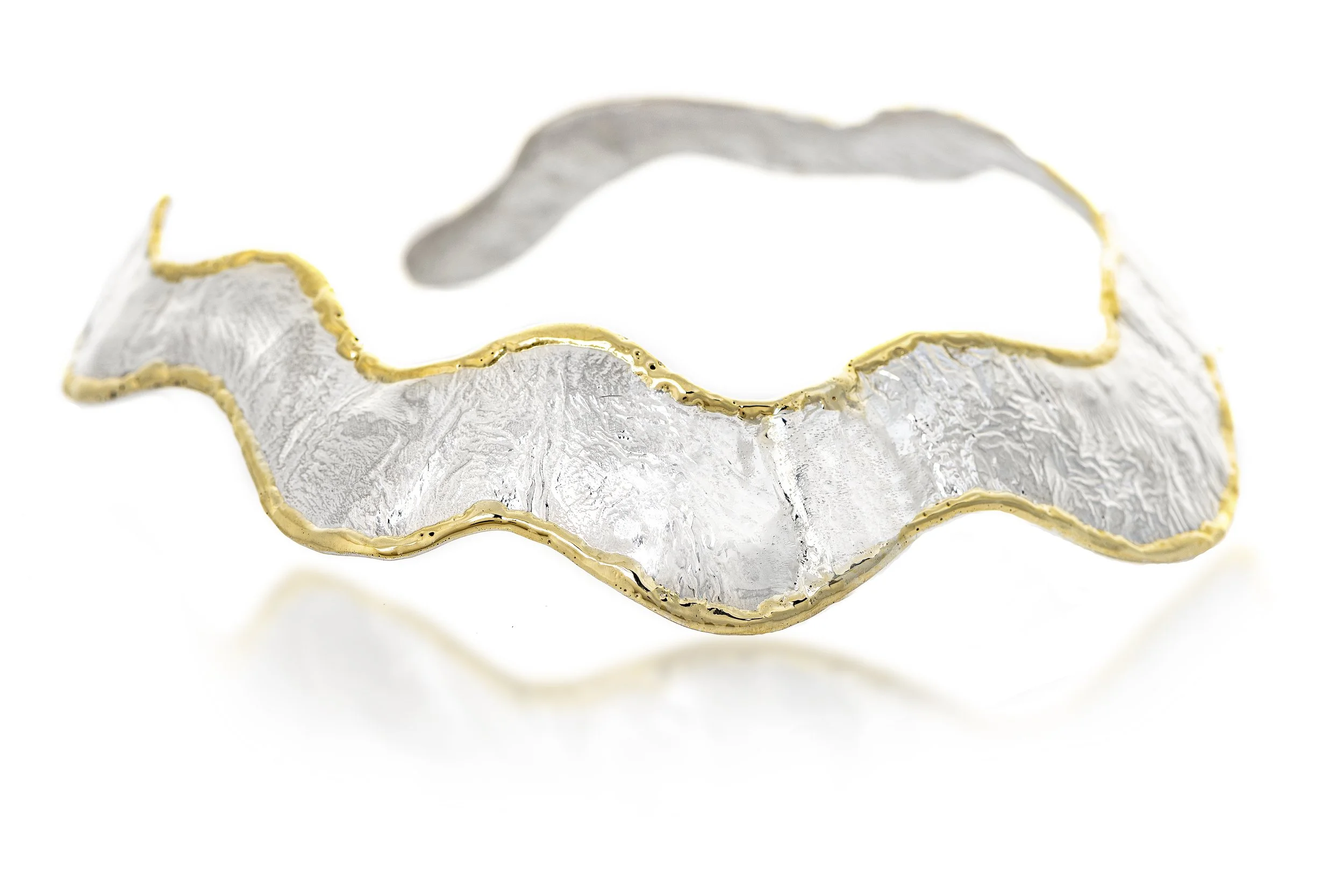 Queen's Collar Sterling Siver, 14k Gold