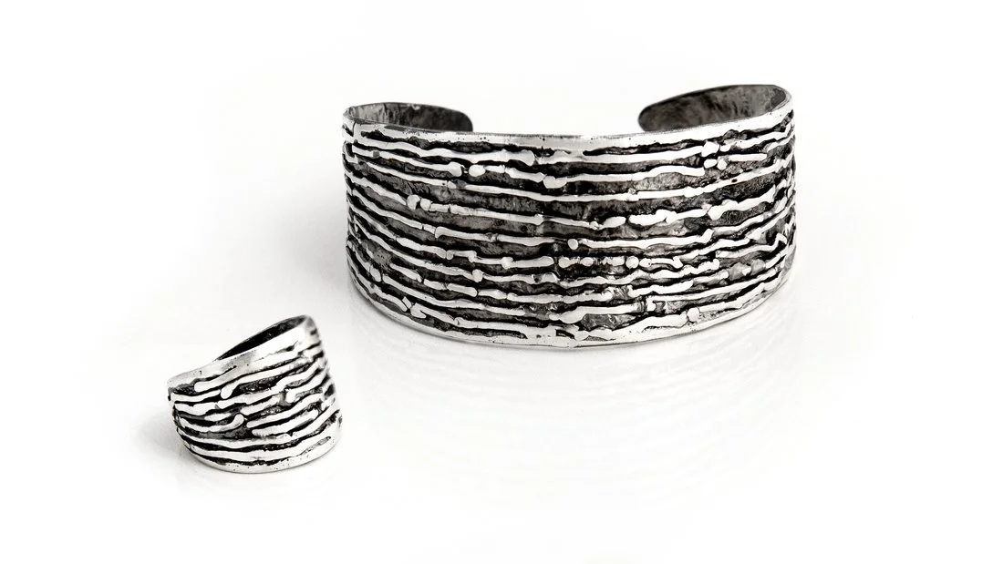 "Ridges" Ring & Cuff