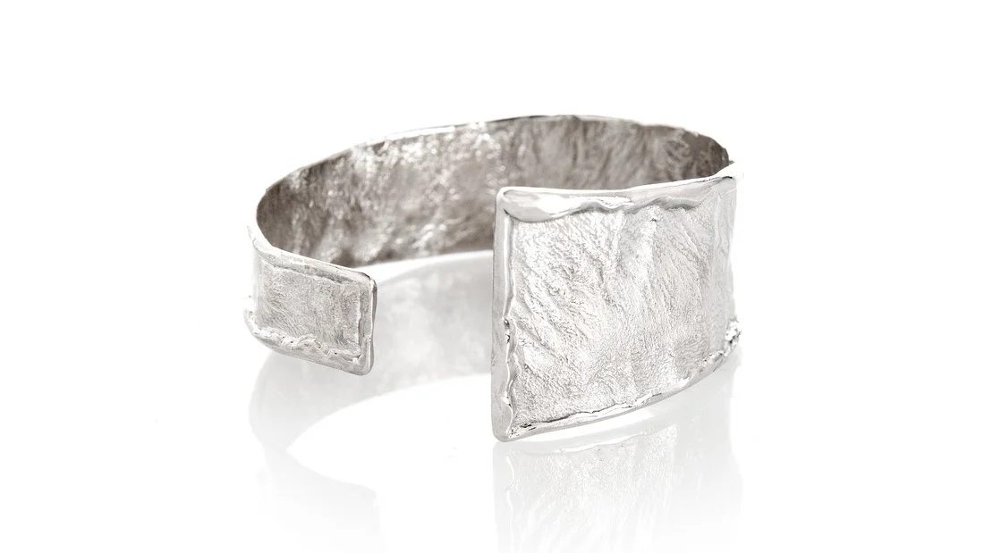 "It's a Wrap" Reticulated Sterling Silver