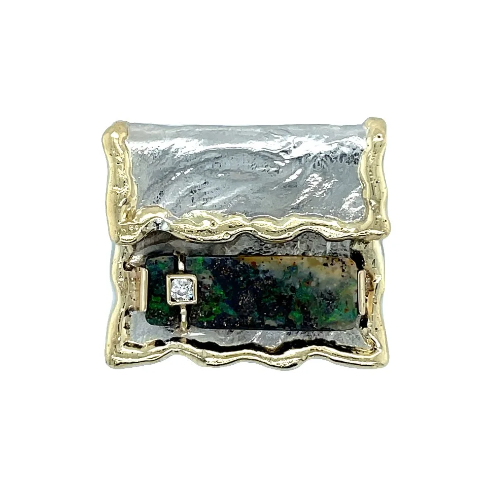 Lori's Boulder Opal Slide