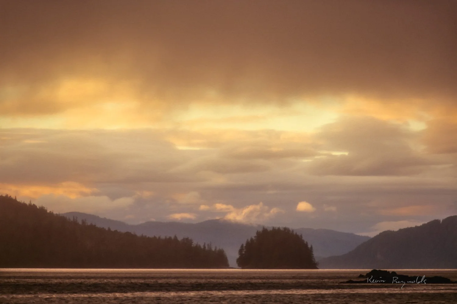Sunset over Haida Gwaii, BC