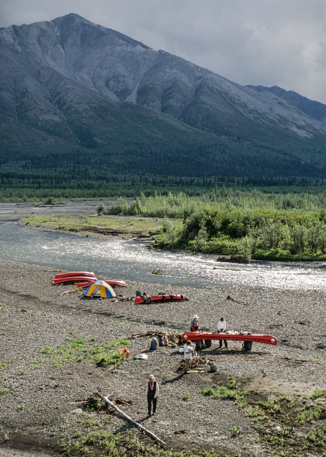 Camping along the Mountain River, NT