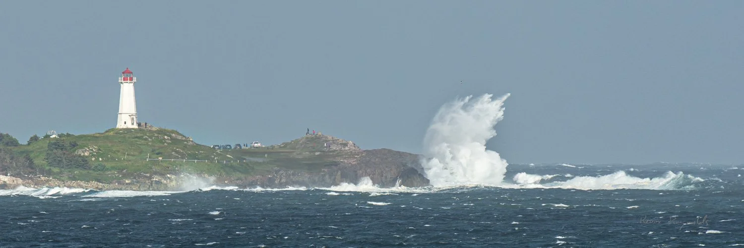 Storm waves on Cape Breton Island, NS