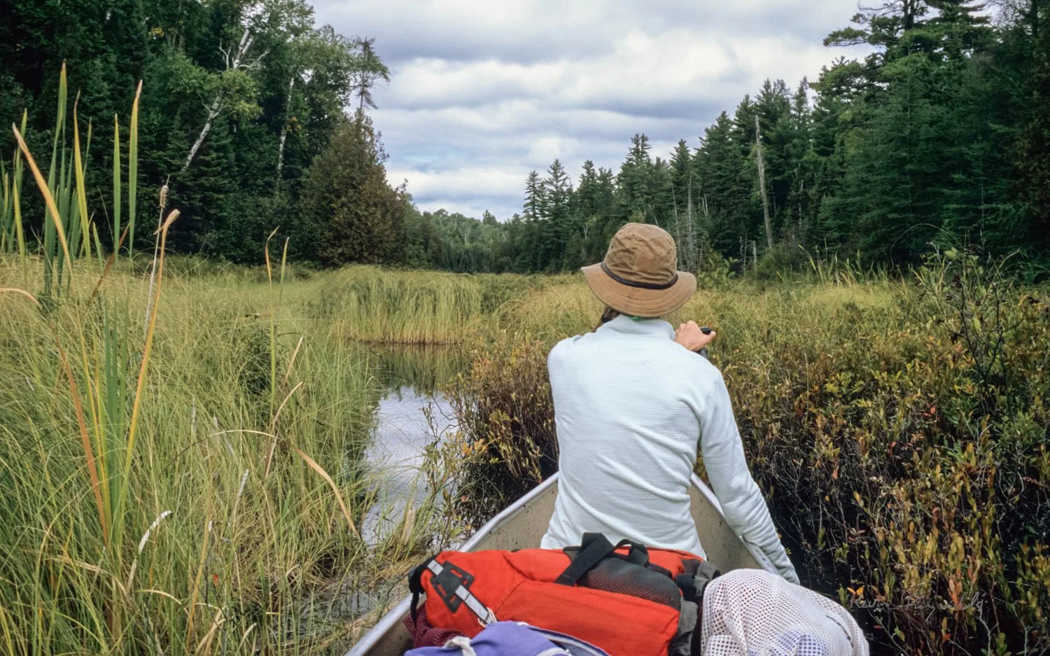 Navigating a La Verendrye creek