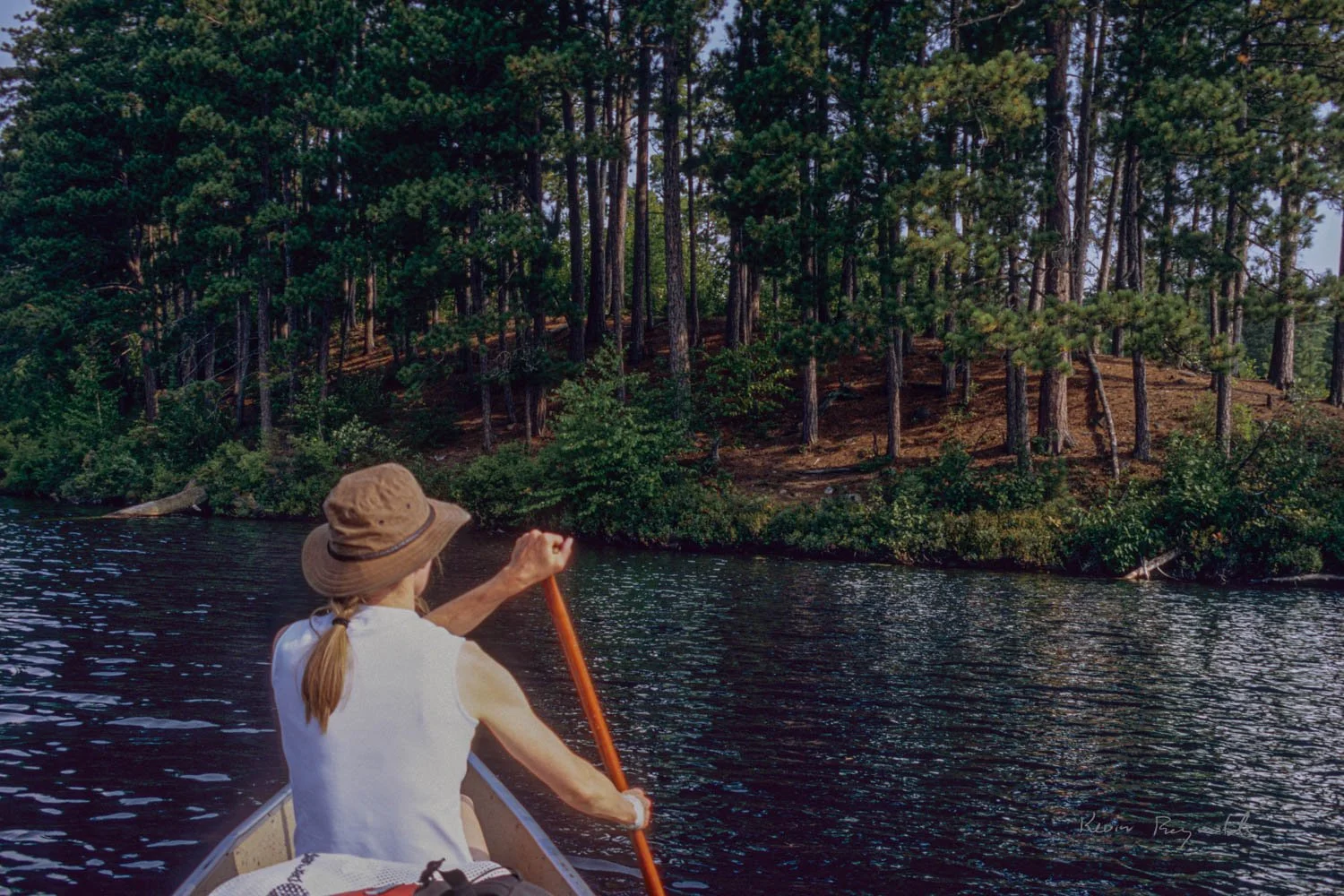 Approaching an esker in La Verendrye