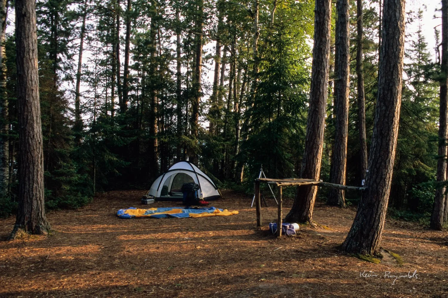 An esker campsite in La Verendrye
