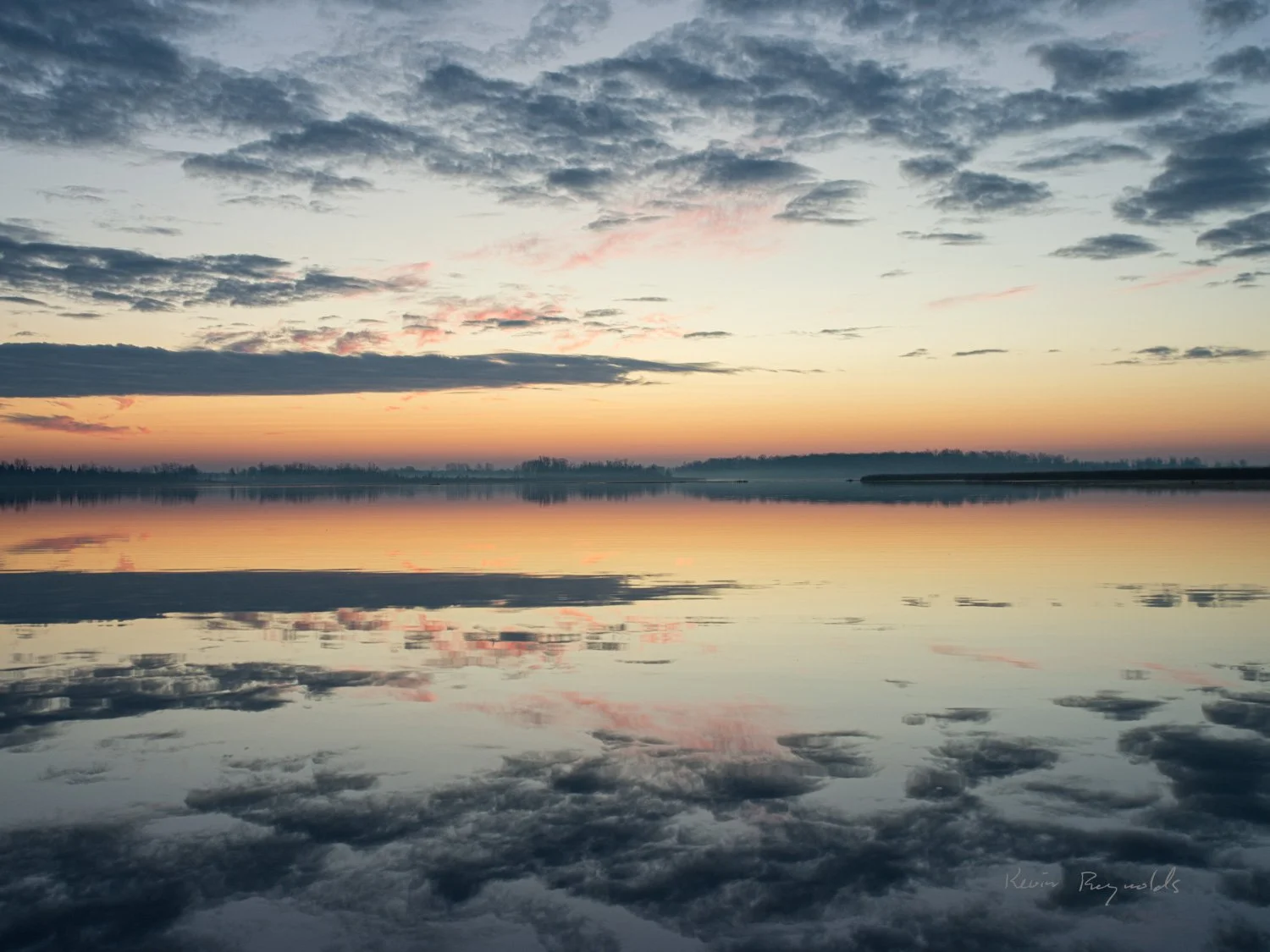 Pre-dawn sky over the Rideau River, ON