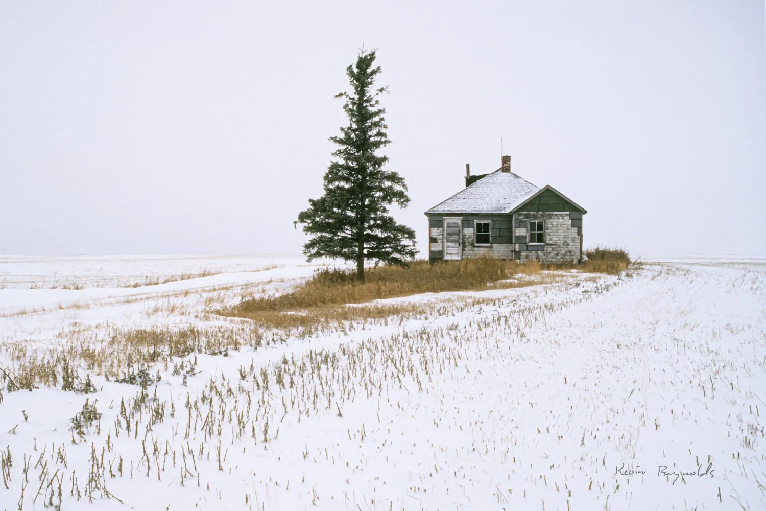 Abandoned farmhouse in the Saskatoon region, SK