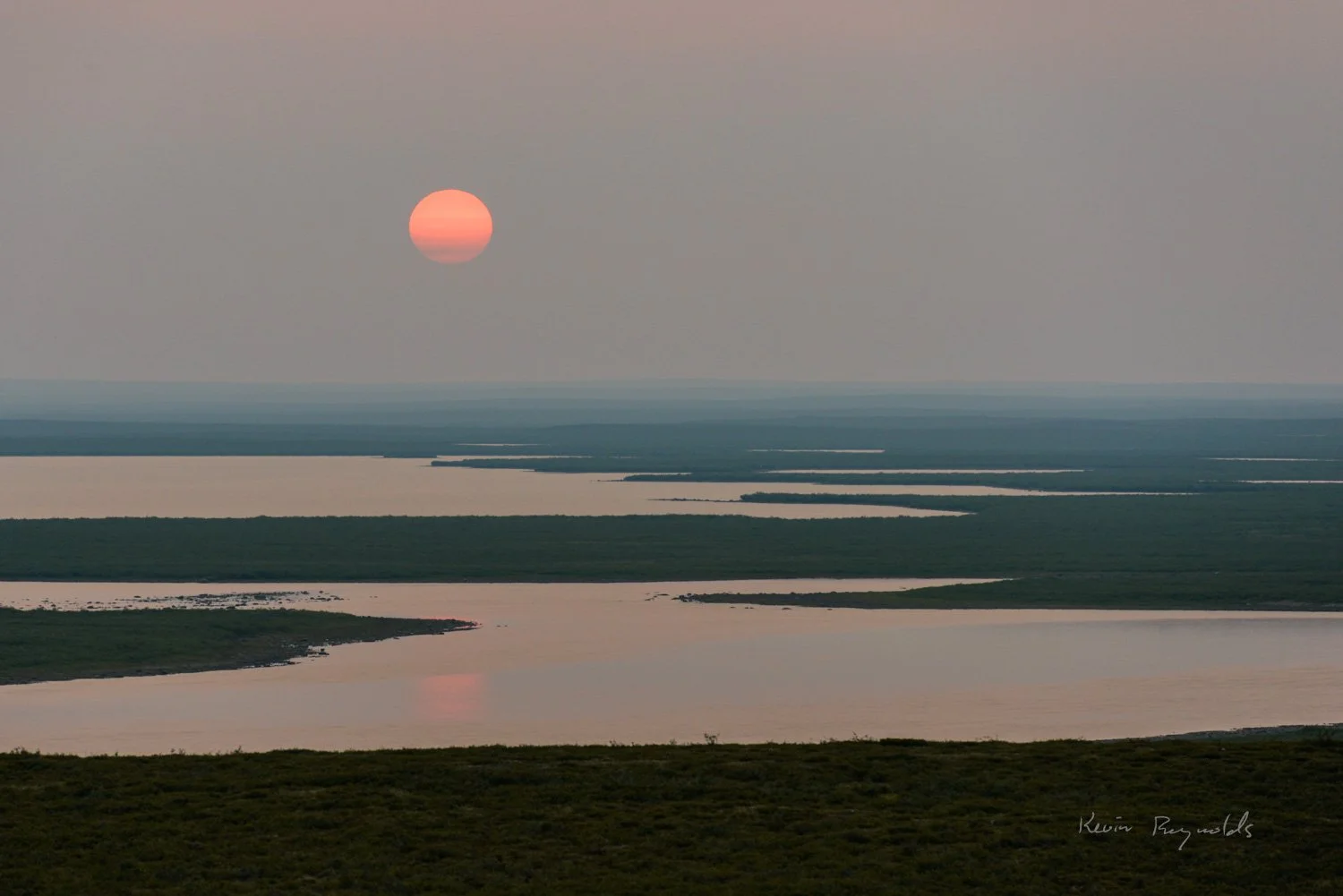 Smoke over Kazan River, NU