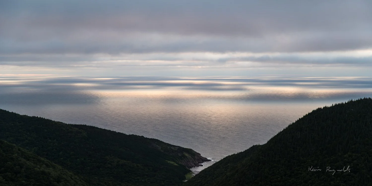 Evening light off Cape Breton Highlands National Park, NS