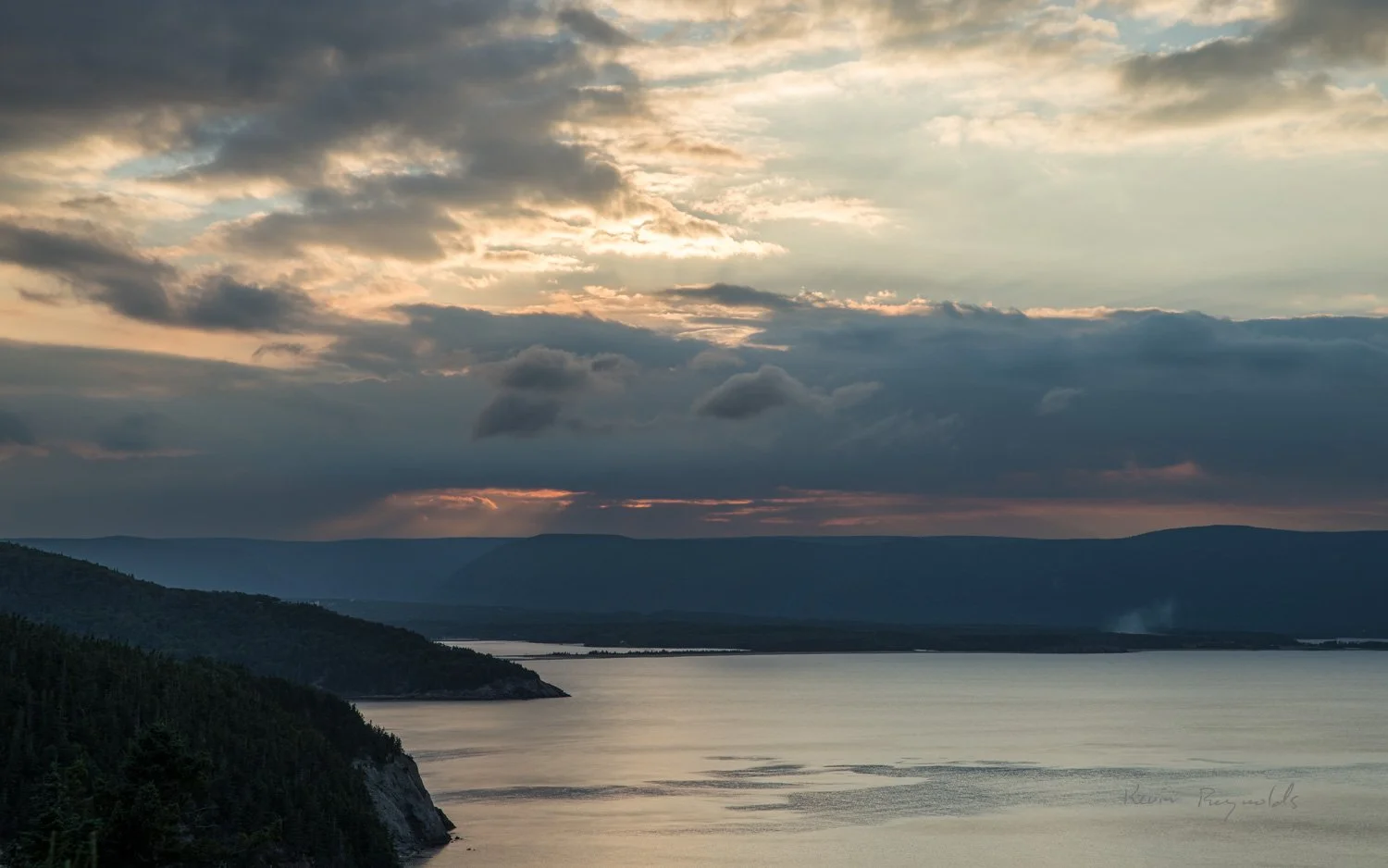 Evening light over north Cape Breton, NS