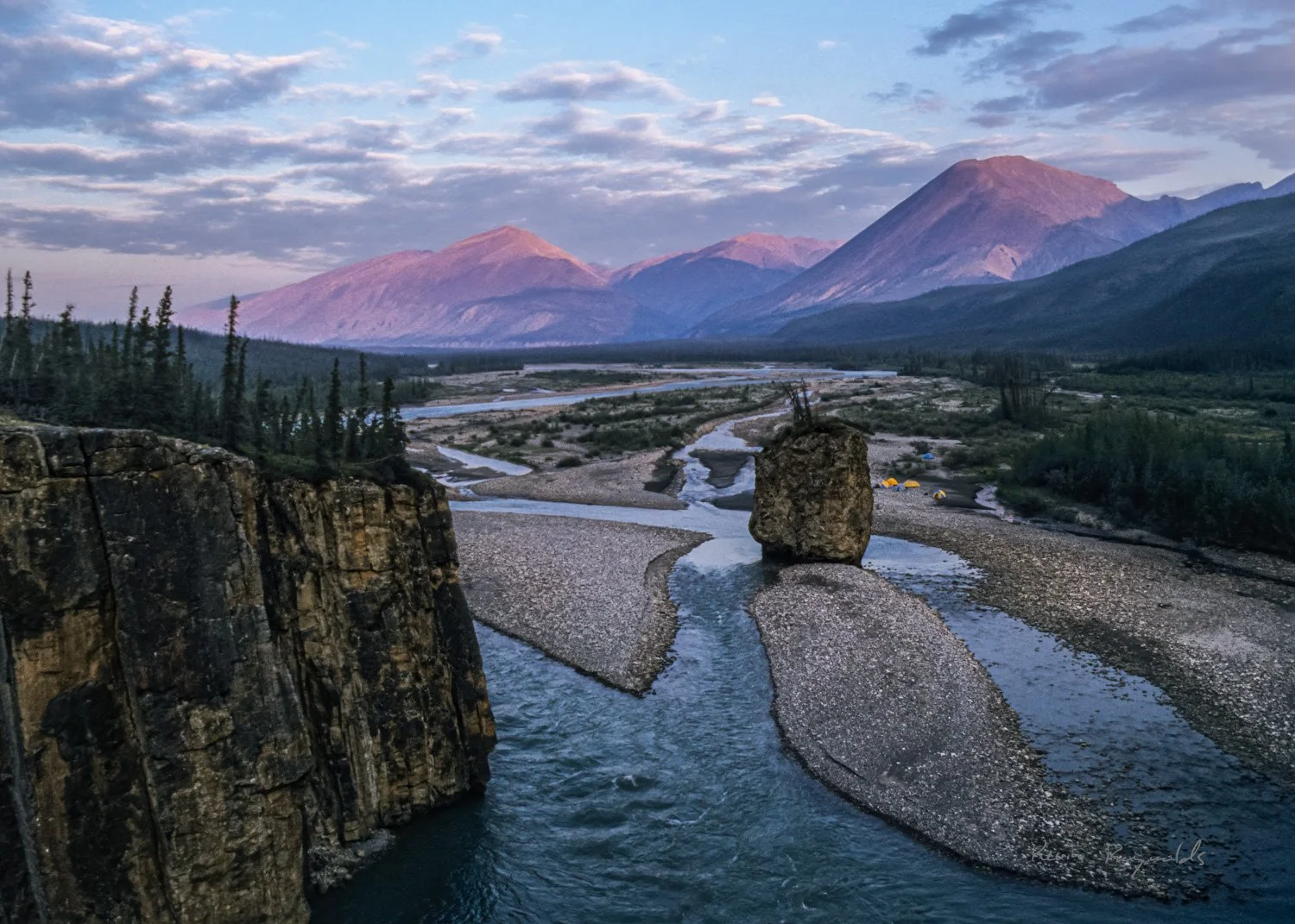 Battleship Rock on the Mountain River, NT
