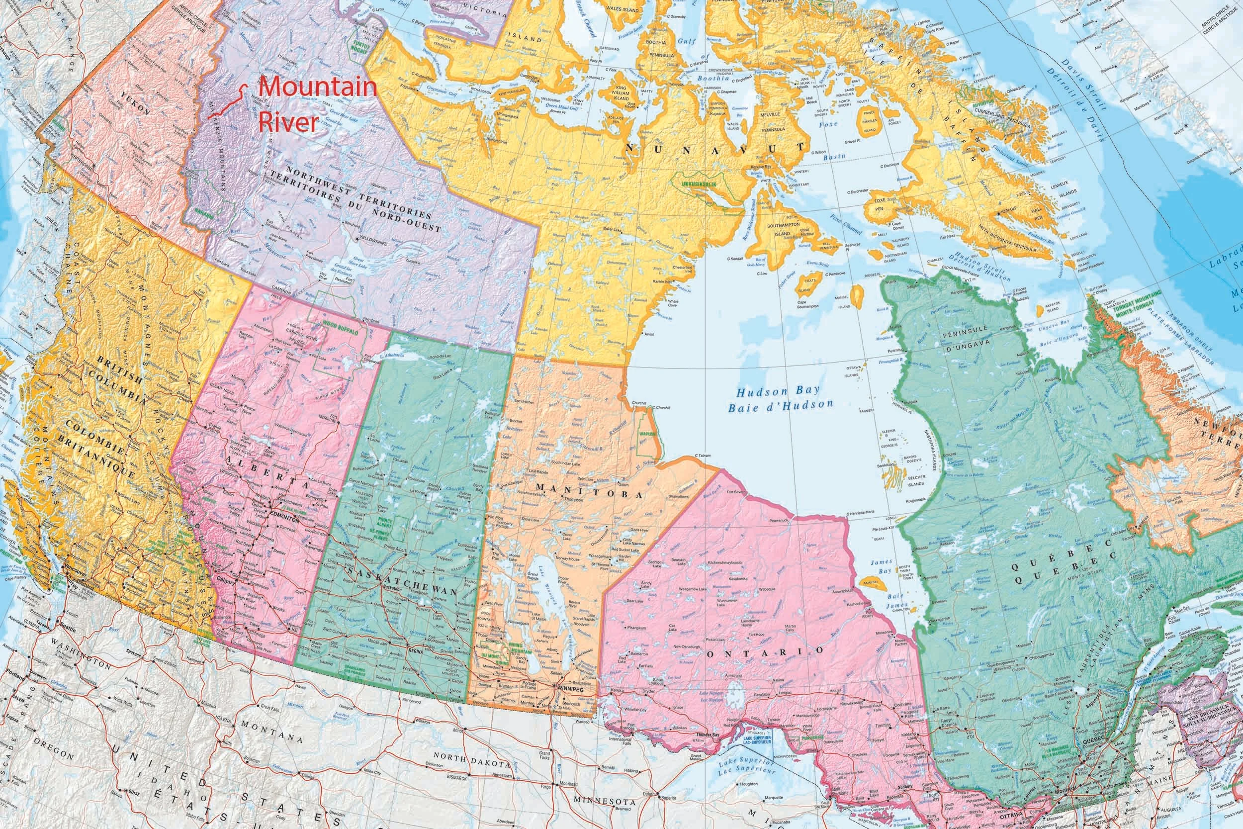 Location of the Mountain River, NT
