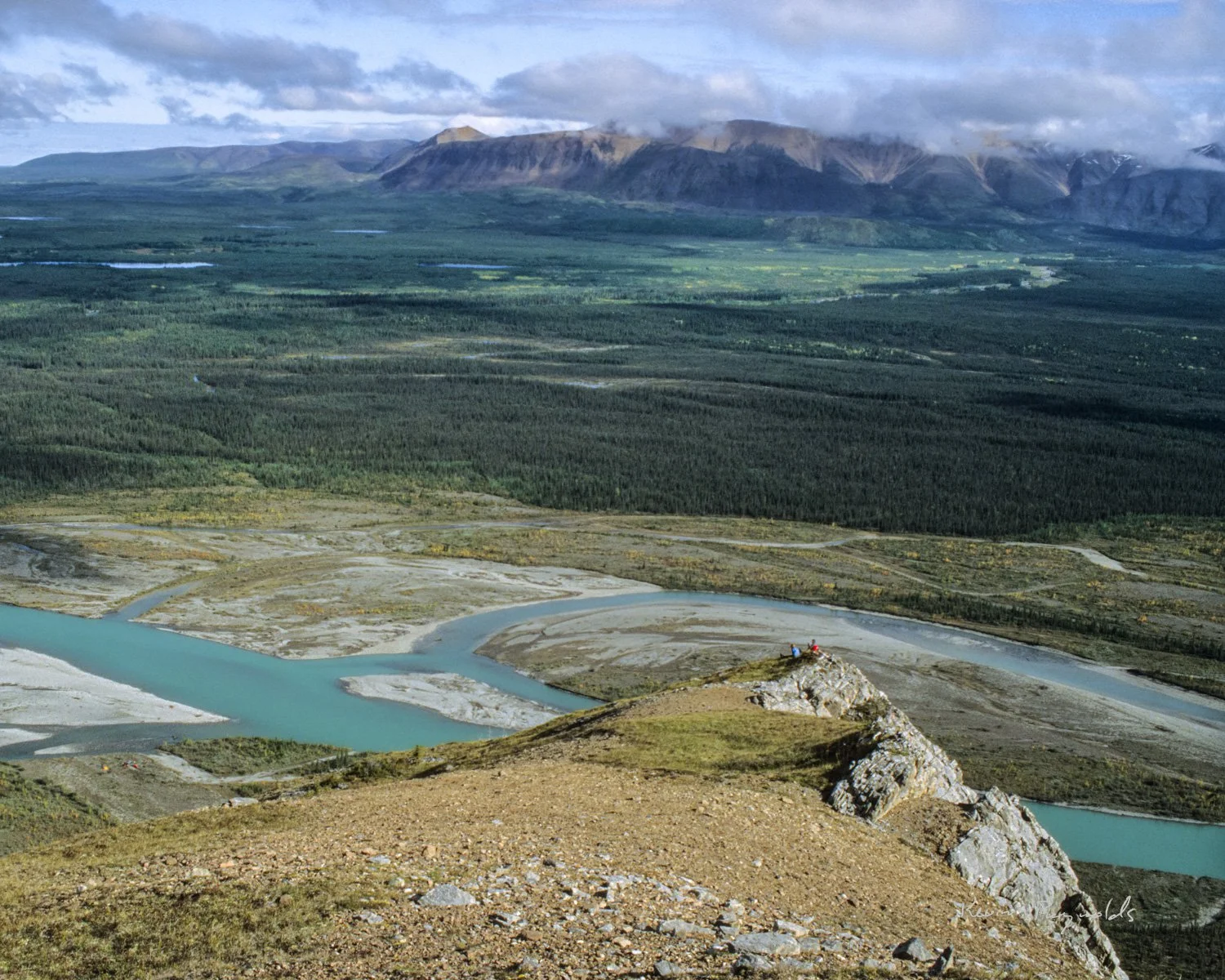 Hiking along the Bonnet Plume River, YT