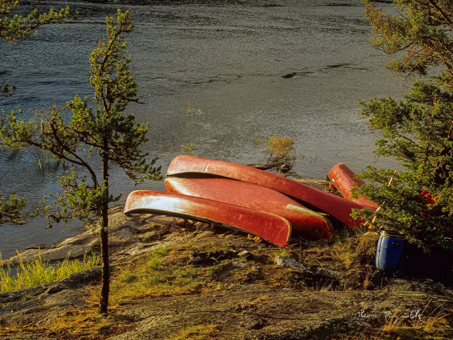 Campsite in the Churchill River region, SK