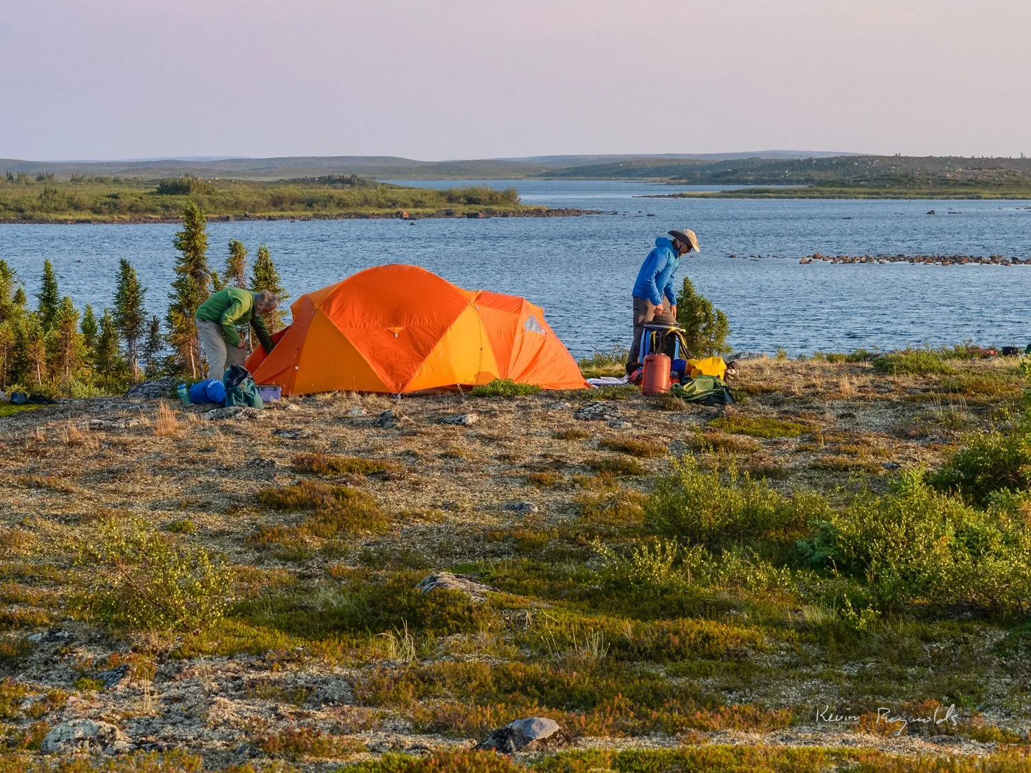 Campsite along the Kazan River, NU