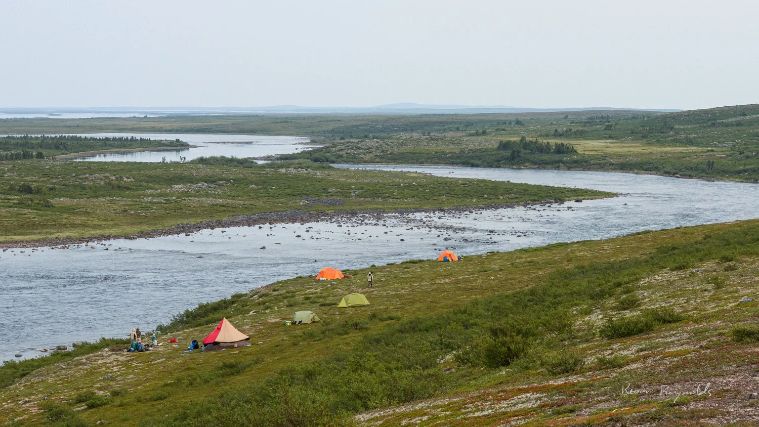 Campsite along the Kazan River, NU