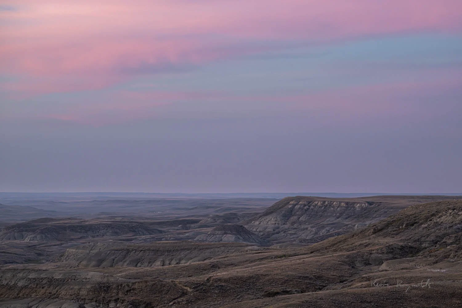 Evening light over the Rock Creek Valley
