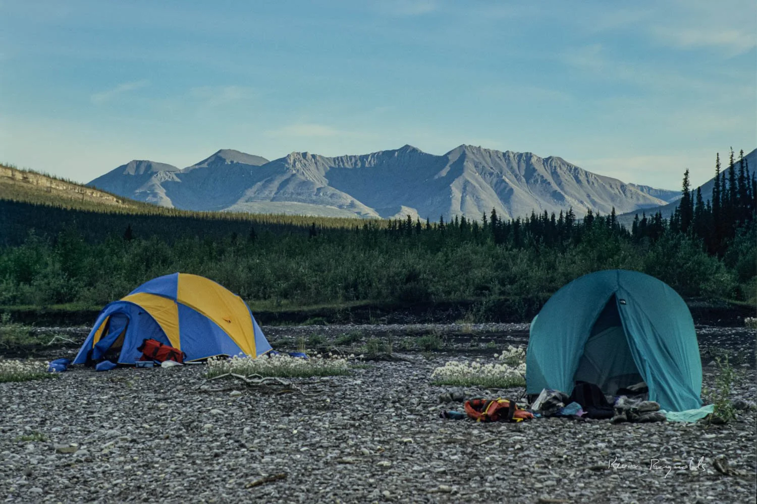 Camping on the Mountain River