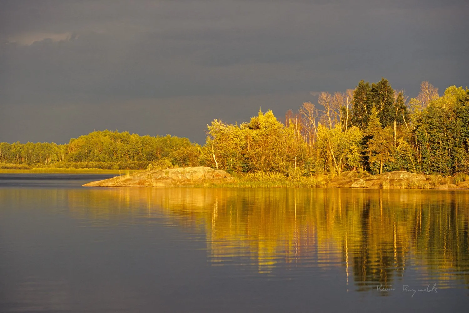 Evening light in the Churchill River region, SK