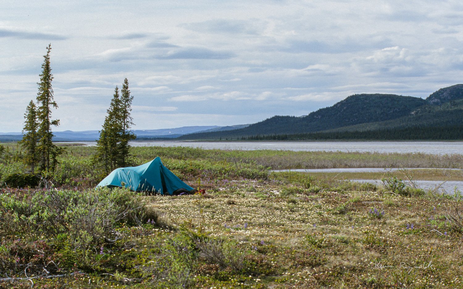 Campsite along the Coppermine River, NU
