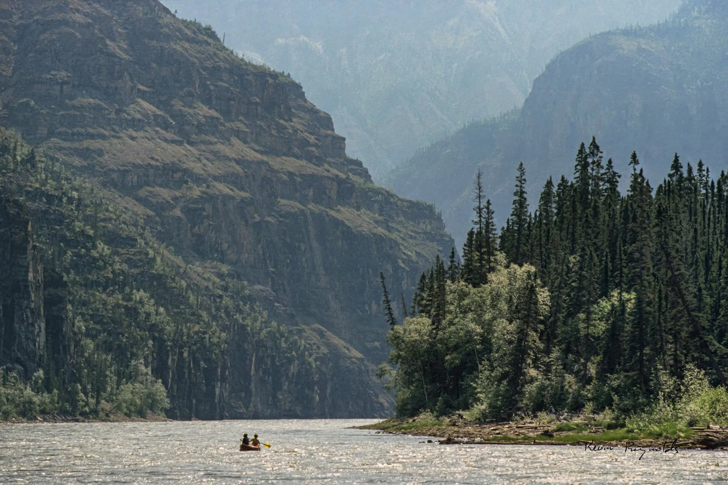 Canoeing on the Nahanni River, NT