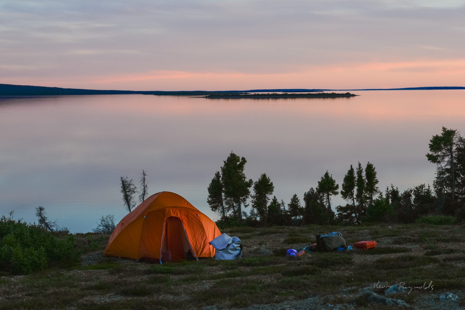 Campsite along the Kazan River, NU